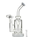 Saucer Perc Incycler Tubes en eau de fumée en verre à cigarettes (ES-GB-364)